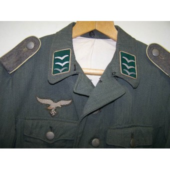 Leichter Baumwolltunika der Luftwaffe Felddivisionen. Espenlaub militaria
