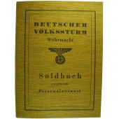 Deutsches Volkssturm Soldbuch.