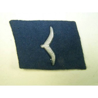 Luftwaffe blue collartabs for a medical personnel. Espenlaub militaria