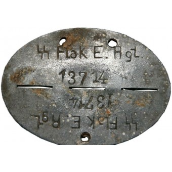 ID-märke för SS Flak-regementet. Espenlaub militaria