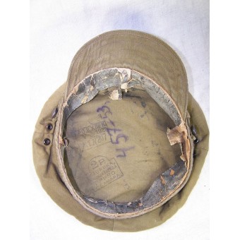 M 24 chapeau de pare-soleil en coton, bien marqué: mai 1928. Espenlaub militaria