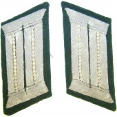 Linguette del colletto da ufficiale Casacca di fanteria rimossa