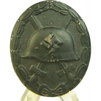 Ferita badge, nero, acciaio. Espenlaub militaria