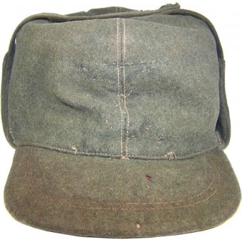 WW2 Duitse geulgemaakte hoed, de kwestie van de frontlinie!. Espenlaub militaria
