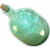 Botella de agua de cristal del Ejército Rojo de la Segunda Guerra Mundial