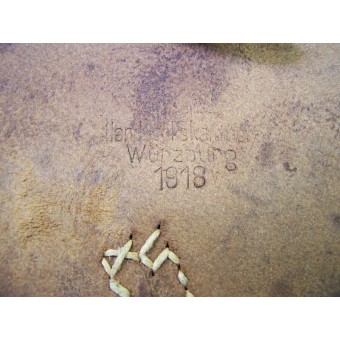 WW1, P08 pistola funda de cuero marrón. Espenlaub militaria