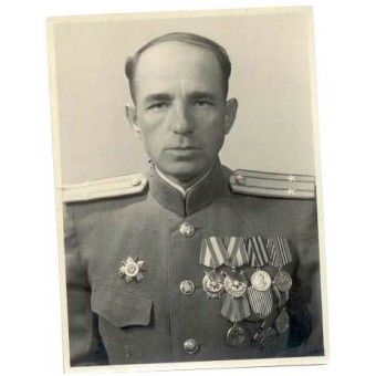 WW2 Infanterie-Podpolkovnik der 3. abkommandierten Garde-Division mit tschechischen Auszeichnungen. Espenlaub militaria