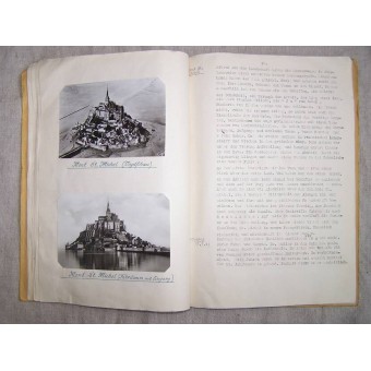 Luftwaffensoldaten Album-Tagebuch, gehörte dem Musiker des Luftwaffengaukommandos. Espenlaub militaria