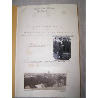Album-journal Les soldats de la Luftwaffe, faisaient partie au musicien de Luftwaffengaukommando. Espenlaub militaria