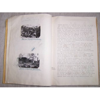 Luftwaffe soldaten album-dagboek, behoorde tot de muzikant van LuftwaffengaKommando. Espenlaub militaria