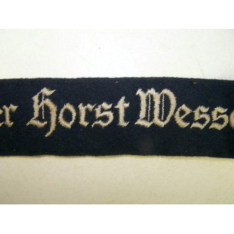 3e Reich Luftwaffe Cufftitle Geschwader Horst Wessel. Espenlaub militaria