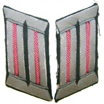 Bullion collartabs for officer of Panzertruppe. Espenlaub militaria