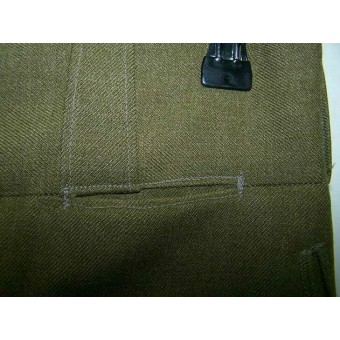 Seltene Lend-Leasing Wolle gemacht grün paspelierte Hose für VOSO Truppen. Espenlaub militaria