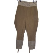 RKKA, pantalón de campaña estadounidense de lana diagonal, 1944.