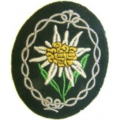 Sleeve patch for Gebirgsjager, Edelweiss