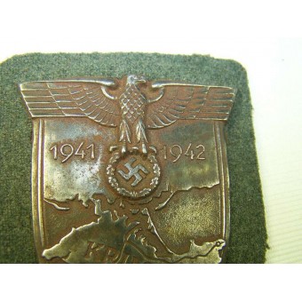 Premio alemán WW2 de acero escudo Krim. Espenlaub militaria