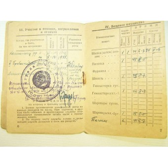 Soldat-ID från den röda armén från andra världskriget.. Espenlaub militaria