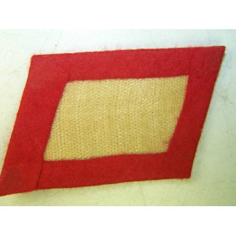 3e Reich Luftwaffe Flak Troops Collar Tabs, Red. Espenlaub militaria