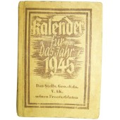 Diario-Calendario emitido en el año 1945 por la Divisional Stuff del V Armee Korps
