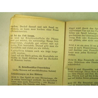 Diario-calendario pubblicato nel 1945 anno in Divisional Stuff di V Armee Korps. Espenlaub militaria
