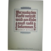 3e Reich politieke propaganda poster