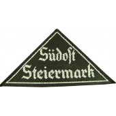 Toppa sulla manica RZM etichettata HJ / BDM Sued Steiermark.