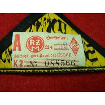 RZM etichettato patch di HJ / DJ manica Ost Suedetenland. Espenlaub militaria