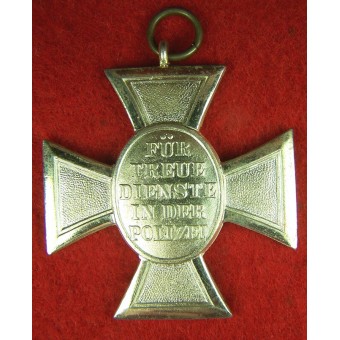 WW2 tysk polis 18-årig lång tjänstgöring silvermedalj. Espenlaub militaria