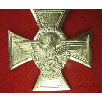 WW2 tysk polis 18-årig lång tjänstgöring silvermedalj. Espenlaub militaria