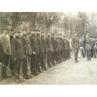 5 fotos behoorden tot de Letse officier van de SS in 15e Waffen Gren.r div. SS. Espenlaub militaria