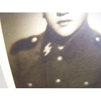 Photo of Latvian  SS volunteer. Espenlaub militaria