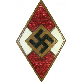 Ges Gesch marcado temprana insignia miembro de HJ. Espenlaub militaria