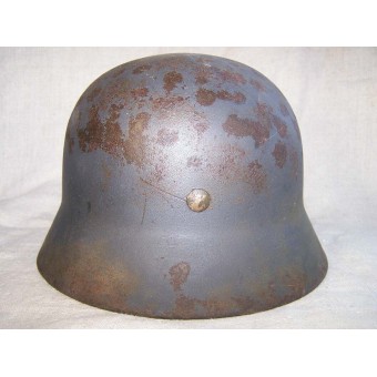 Luftwaffe, casco de acero camo.. Espenlaub militaria