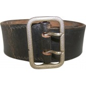 Cintura nera per ufficiali, marcata: fibbia - RZM M 5d/93