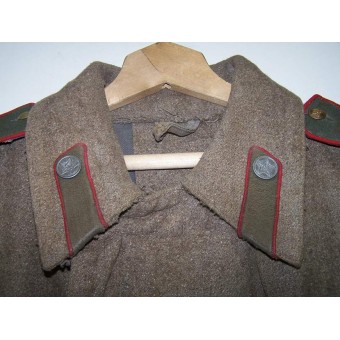 M 41 Greatcoat voor aangeworven mannen, maker gemarkeerd. Espenlaub militaria