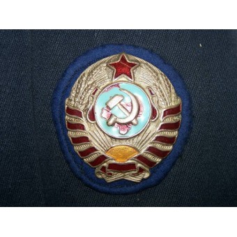 Sowjetische blaue Sommergymnasterka, Unteroffizier der RKM-Russischen Polizei.. Espenlaub militaria