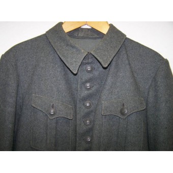 Stahlhelm bun wool tunic in very good condition. Espenlaub militaria