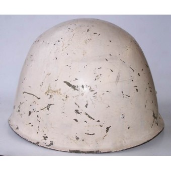 Soviétique M 40/40 CШ blanc, casque camo hiver fabriqué par lusine ZKO. Espenlaub militaria