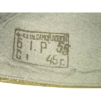 Sovjetisk ull pilotka sida hatt daterad 1945 år. Espenlaub militaria