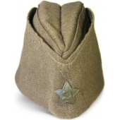 Soviet wool pilotka side hat dated 1945 year