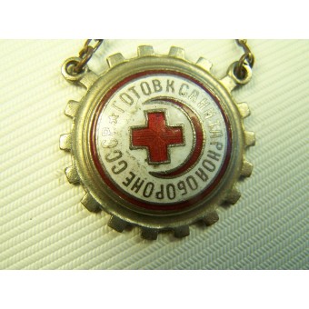 Davant-guerre soviétique fait insigne de la Croix-Rouge soviétique. Espenlaub militaria