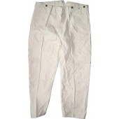 Pantalone da lavoro in zecca marcato II Ers Batl .42 W Drews und Sohn.Etichetta di carta