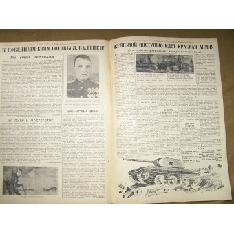 Andra världskrigets pilottidning Baltic Falcon, 23 februari 1945. Espenlaub militaria