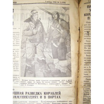 WW2 Pilotin sanomalehti Baltic Pilot 5. tammikuuta 1945!. Espenlaub militaria