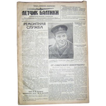 Fliegerzeitung des 2. Weltkriegs Baltic PILOT vom 7. Januar 1945!. Espenlaub militaria