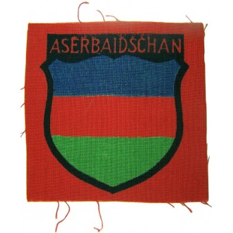 Schild für aserbaidschanische Freiwillige. Espenlaub militaria