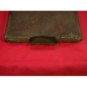 Imperial Russian entrenching tool leather pouch dated 1915. Espenlaub militaria
