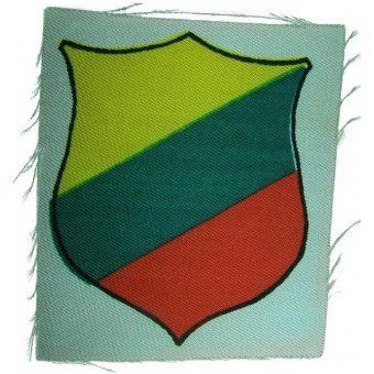 Voluntarios de Lituania, escudo de la manga impreso. Espenlaub militaria