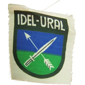 Принтованная нашивка Idel Ural для волжско-татарских добровольцев Вермахта. Espenlaub militaria