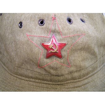 Extremt sällsynt sovjetisk tropisk hatt. tillverkad före kriget!. Espenlaub militaria